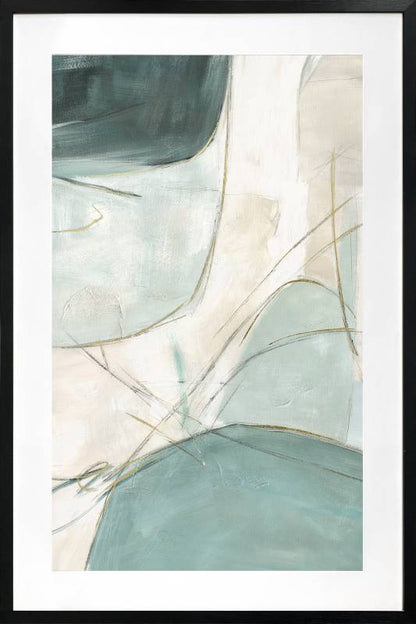 Billow Artwork Framed w Glass Front 120cm