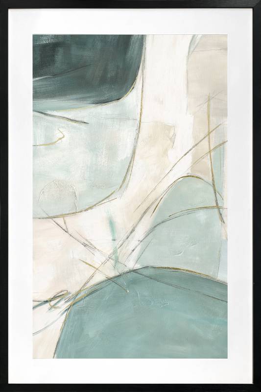 Billow Artwork Framed w Glass Front 120cm