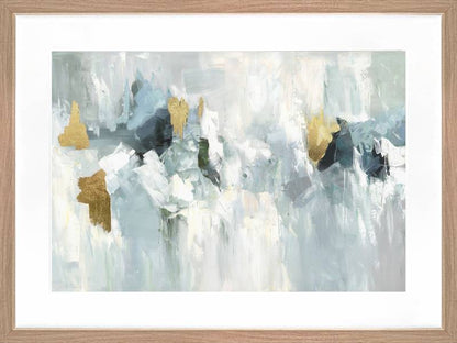 Marsden Abstract Artwork Framed w Glass Front 60cm