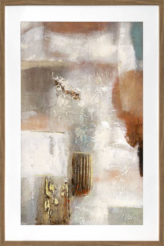 Dimitri Abstract Artwork Framed w Glass Front 120cm