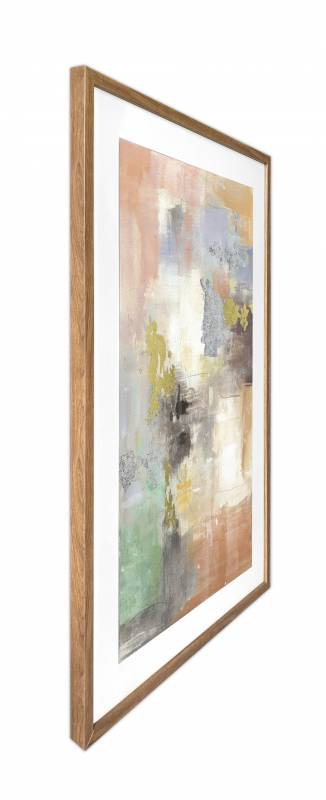 Hudson Abstract Artwork Framed w Glass Front 120cm - Image 3