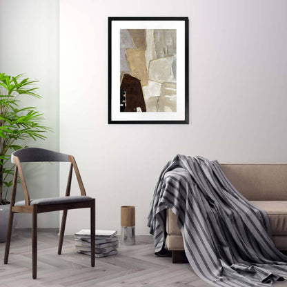 Annabella Abstract Artwork Framed w Glass Front 80cm - Image 3