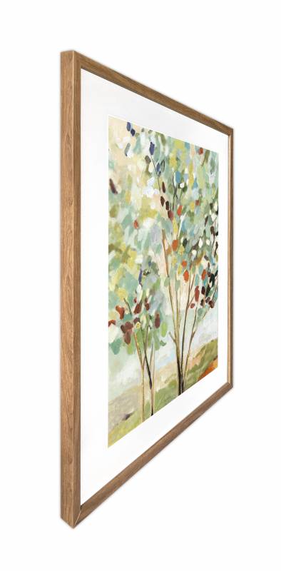 Summer Tree Artwork Framed w Glass Front 80cm - Image 3