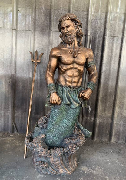 Triton Merman Statue 126cm