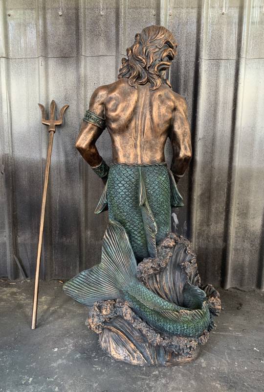 Triton Merman Statue 126cm - Image 3