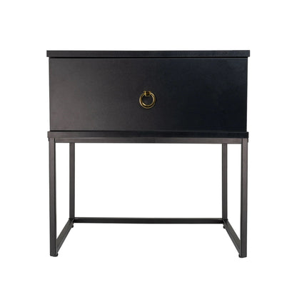 Morena (Combo) Bedside Table Black 50cm