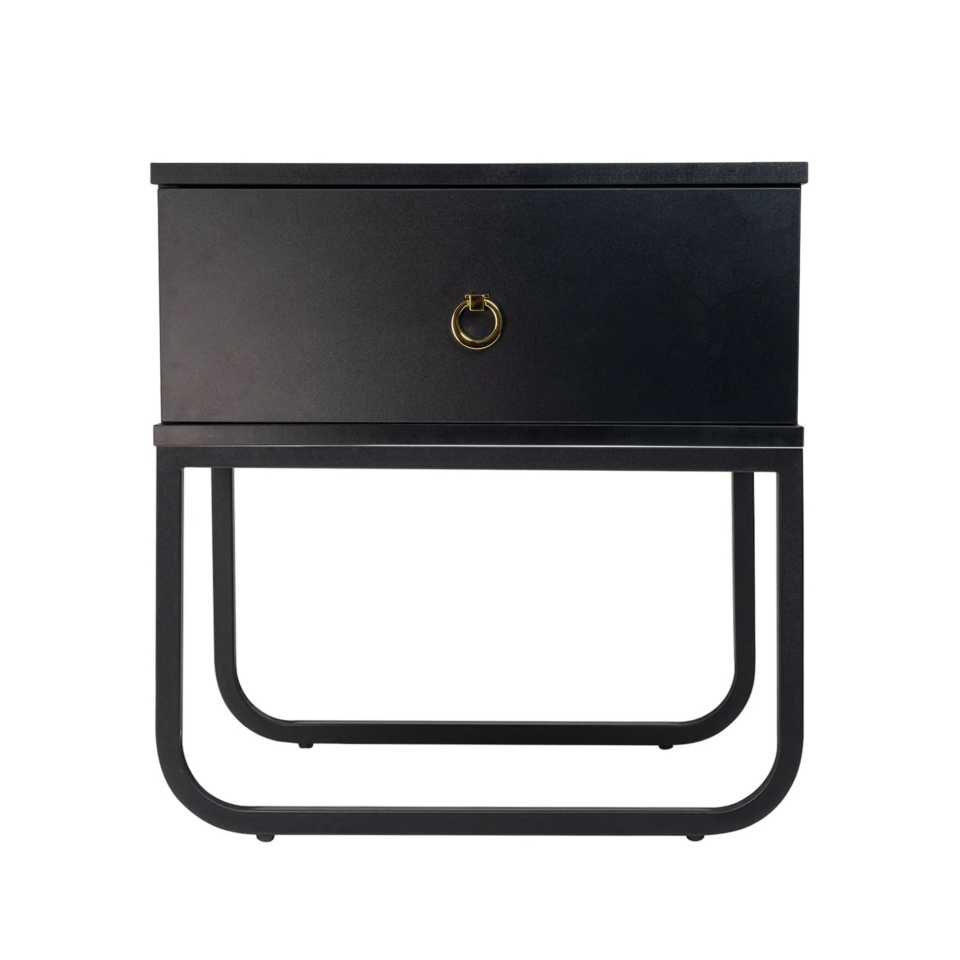 Mitra (Combo) Bedside Table Black 53cm