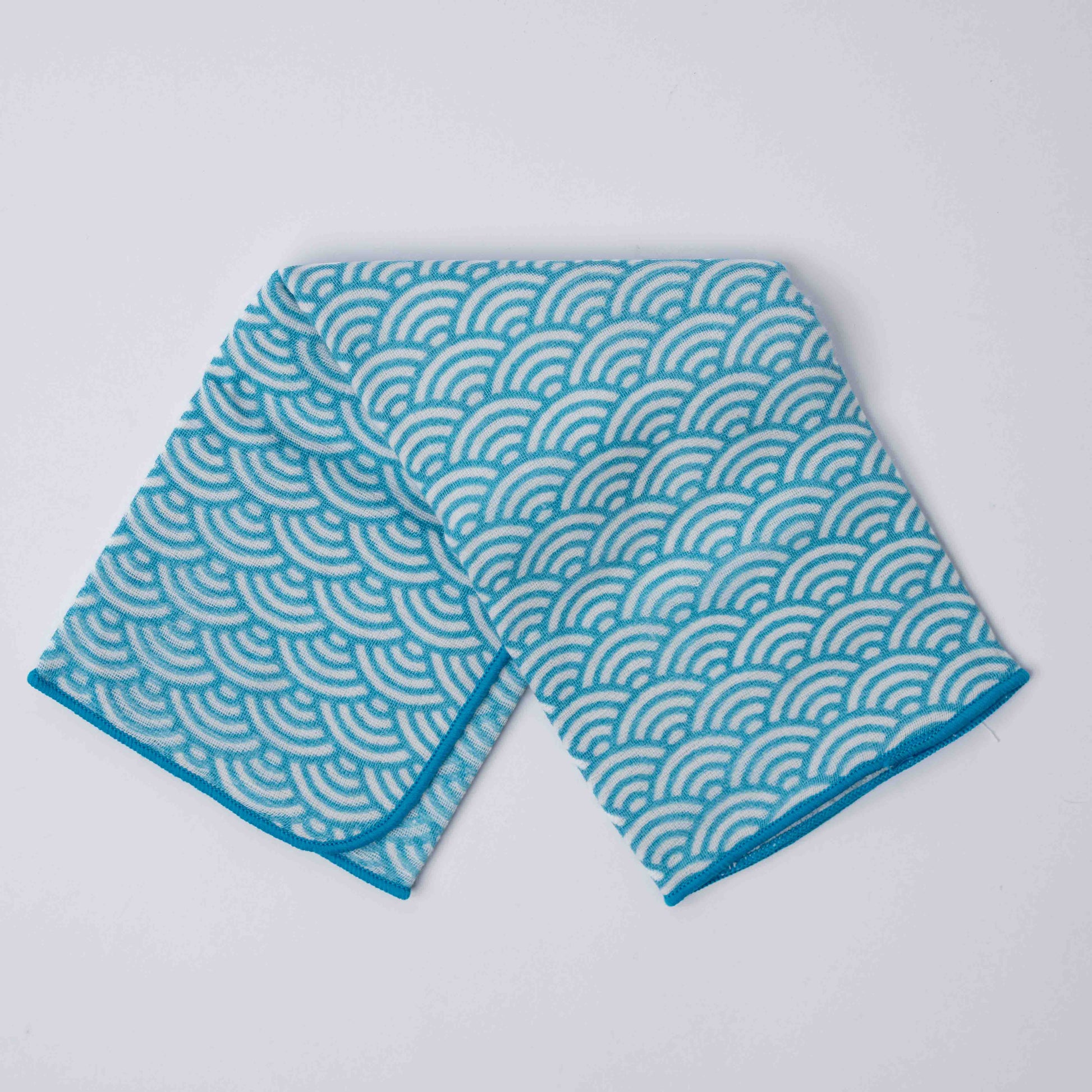 Face Towel Waves Blue - Image 2