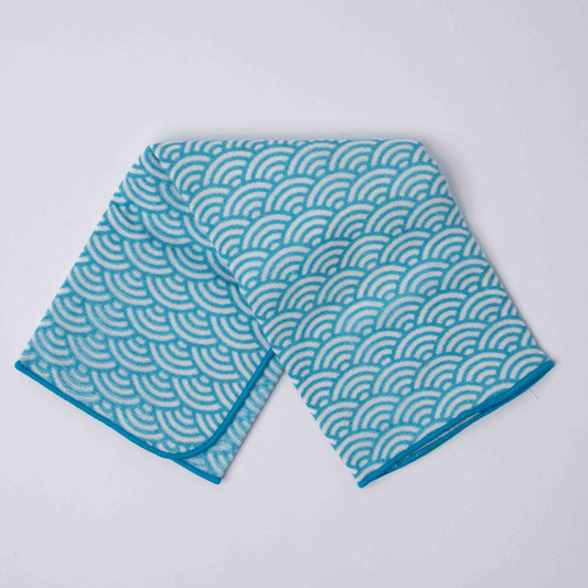 Face Towel Waves Blue - Image 2