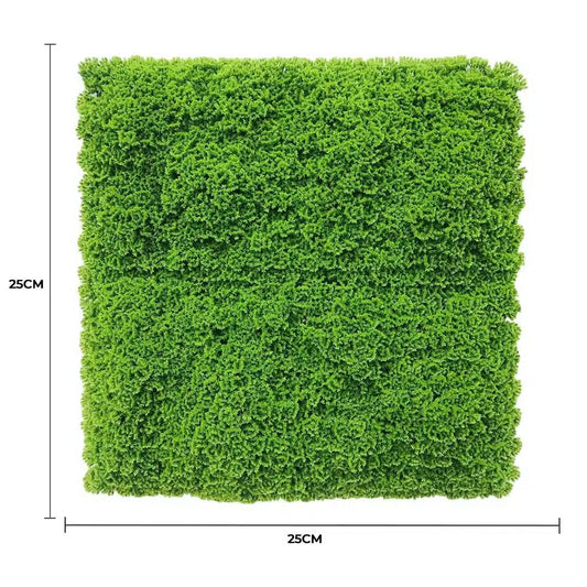 Fresh Natural Green Artificial Moss / Green Wall UV Resistant Sample - Image 2