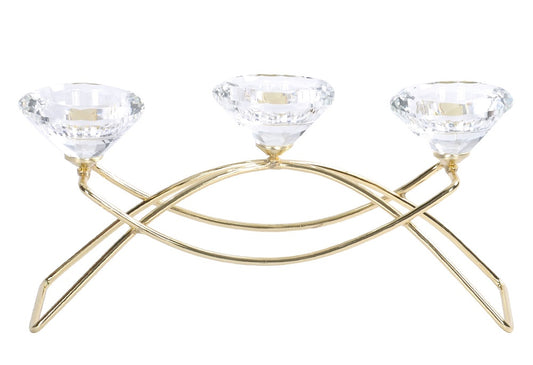 Diamond Shape Tealight Candle Holder 26cm