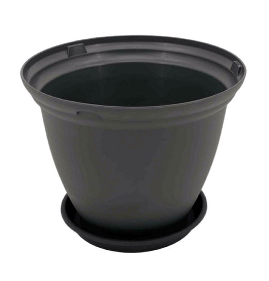 bulk 18 Medium Garden Pot & Saucer 30cm