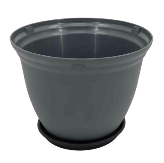bulk 12 Large Garden Pot & Saucer 41cm