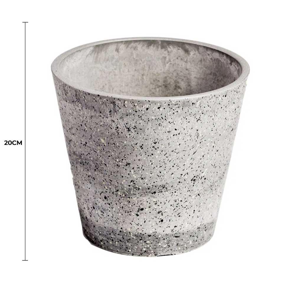 Imitation Grey Stone Pot 20cm - Image 2