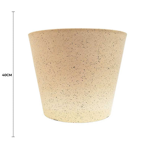 Imitation Stone (White / Cream) Pot 40cm - Image 2