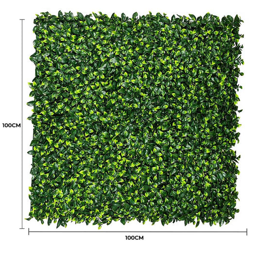 Jasmine Hedge Screen Green Wall Panel UV Resistant 100cm x 100cm - Image 2