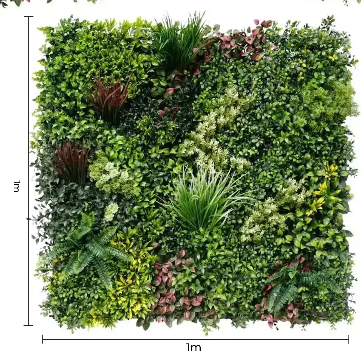 Luxury Triptych Vertical Garden / Living Wall Set 3 of Pieces 1m x 1m (3 SQM Set) UV Resistant - Image 2
