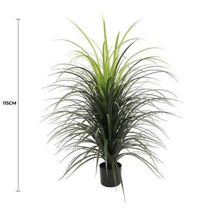 Potted Artificial Long Grass (Yucca Grass) 115cm UV Resistant - Image 2