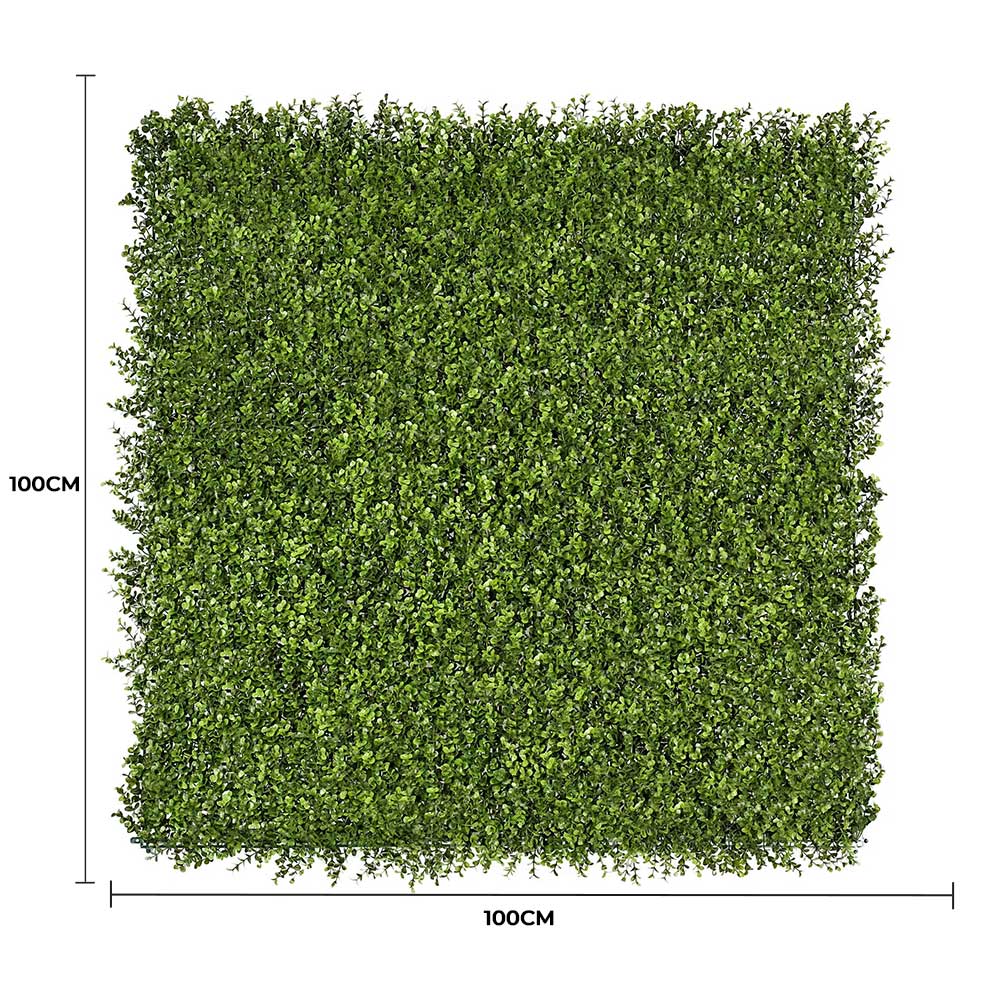 Premium Natural Buxus Hedge Panels UV Resistant 1m X 1m - Image 2