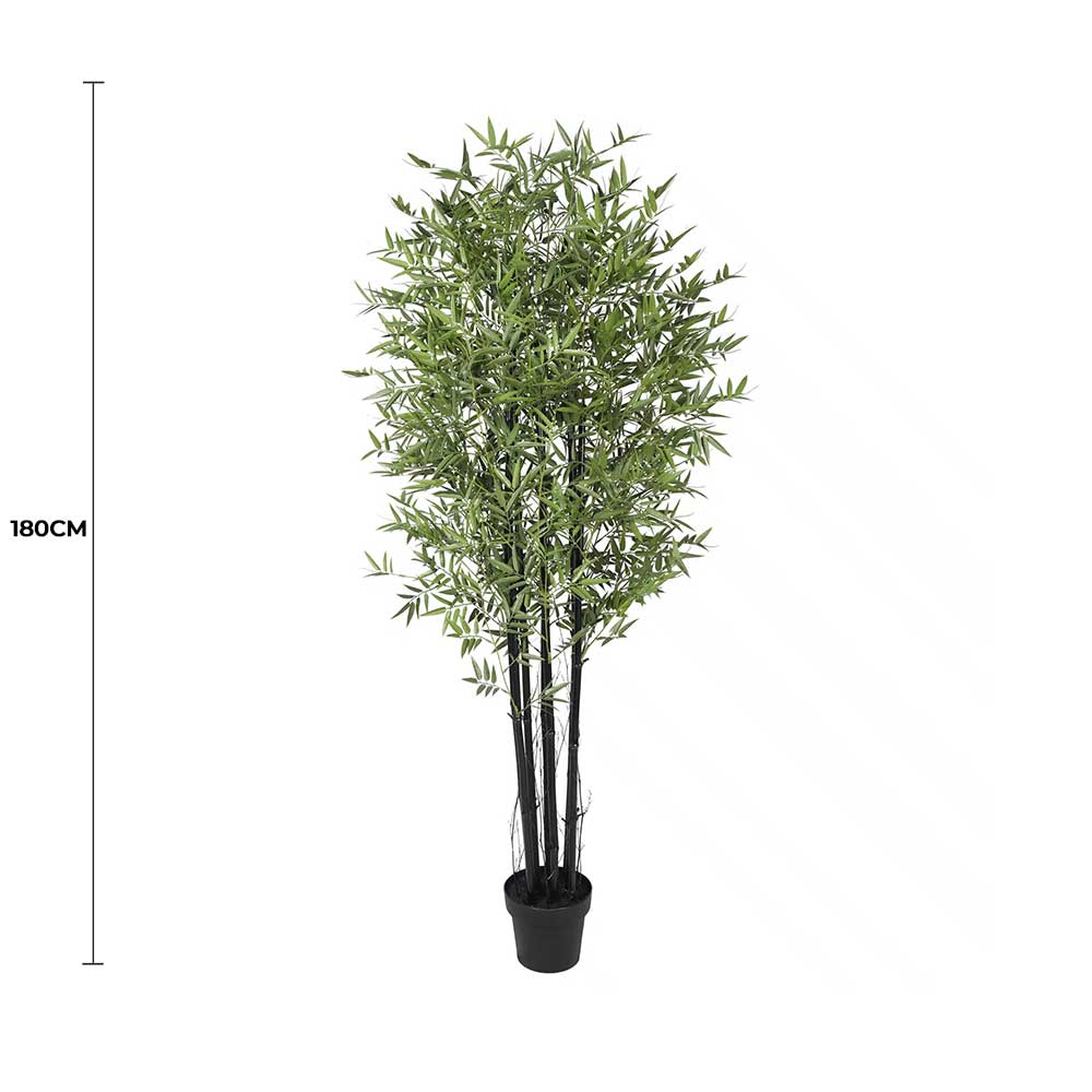 Premium Potted Artificial Black Bamboo Tree UV Resistant 180cm - Image 2