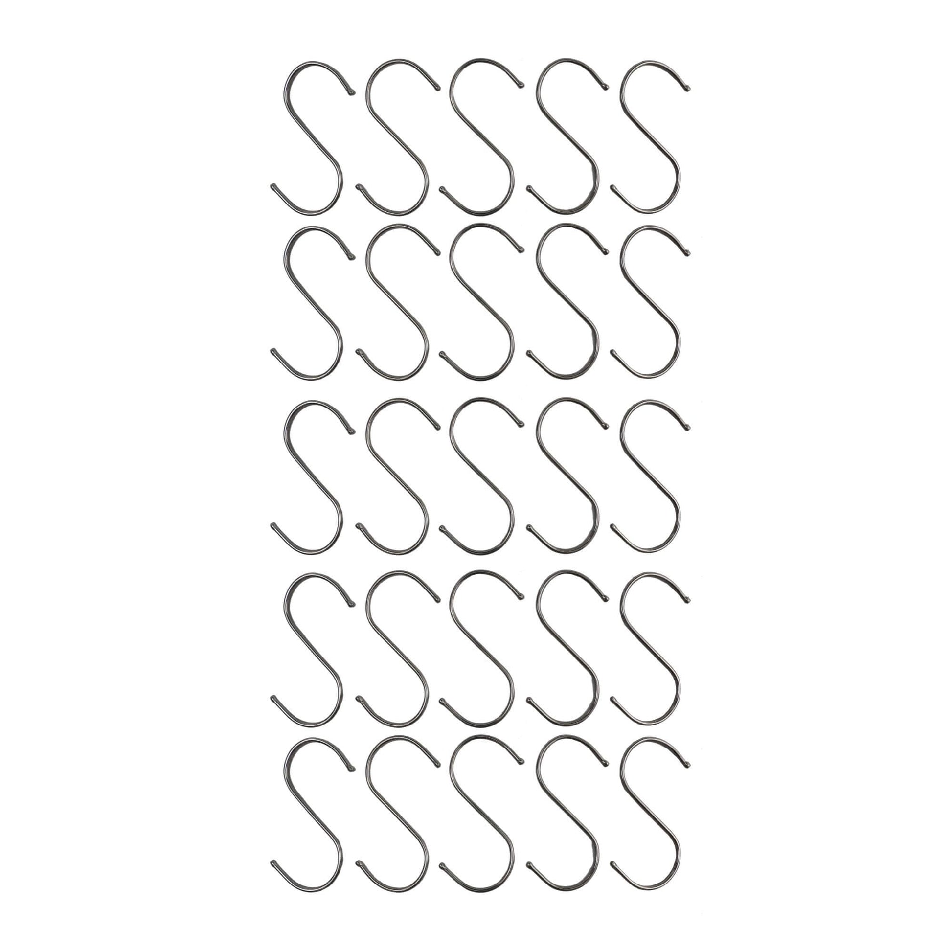 Stainless Steel Hanging S Hooks 12cm X 6cm 25 Pieces