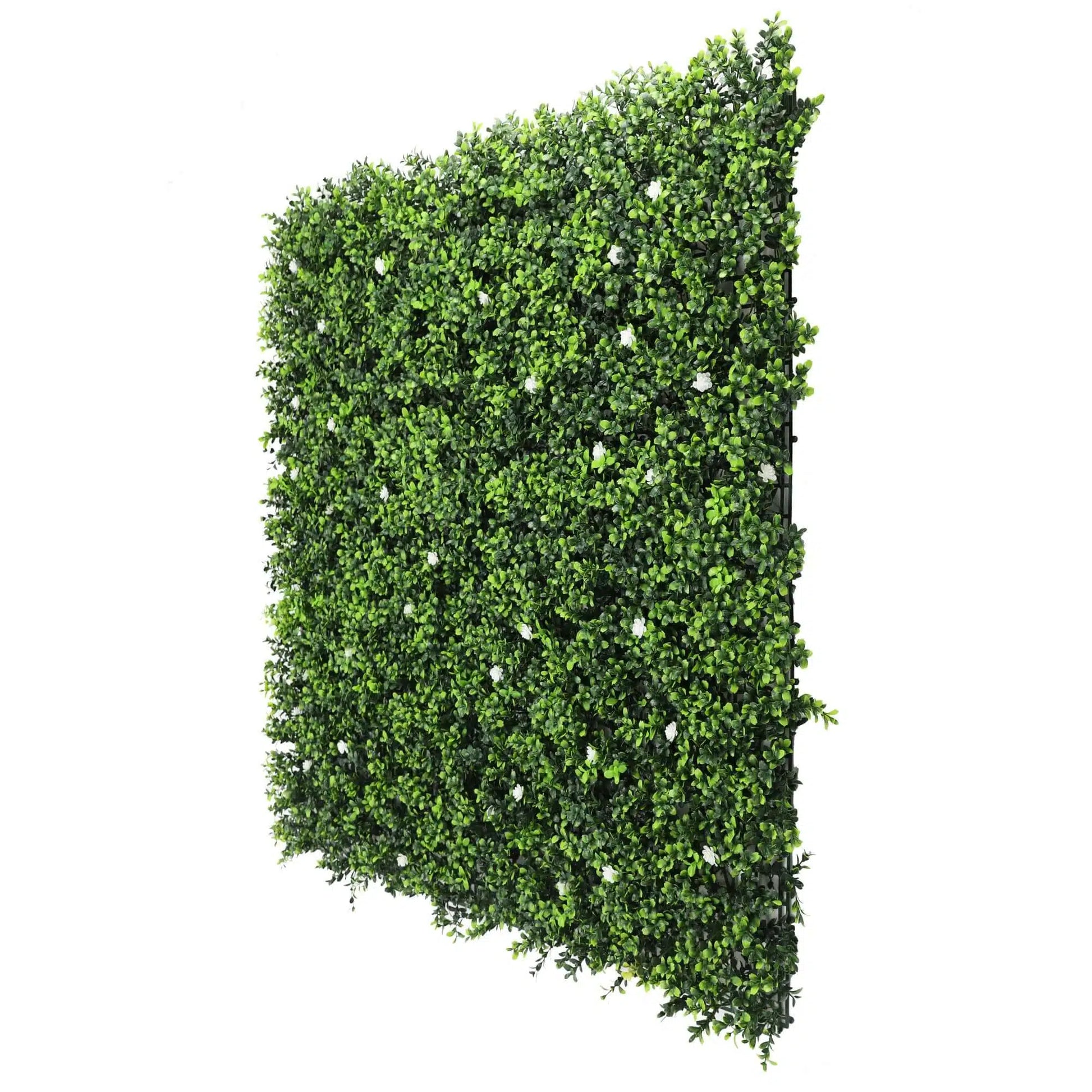 Luxury Flowering Artificial Buxus Hedge Panel UV Resistant Sample - Image 3