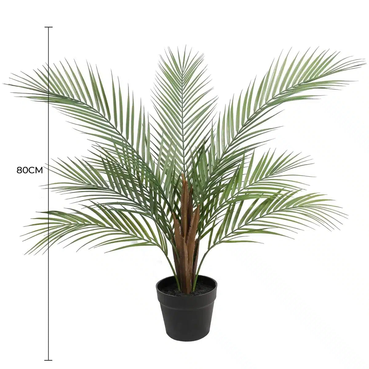 Small Artificial Areca Palm Plant 80cm - Image 2