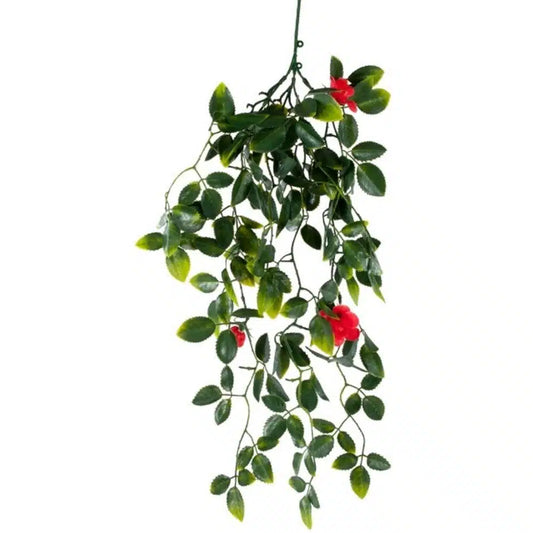 Red Mixed Hanging Foliage UV Resistant 60cm