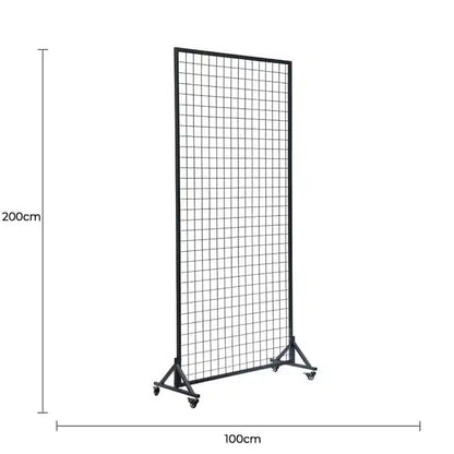 Versatile and Premium Flower Wall Stand / Portable Event Screen with Wheels 2m x 1m - Image 2