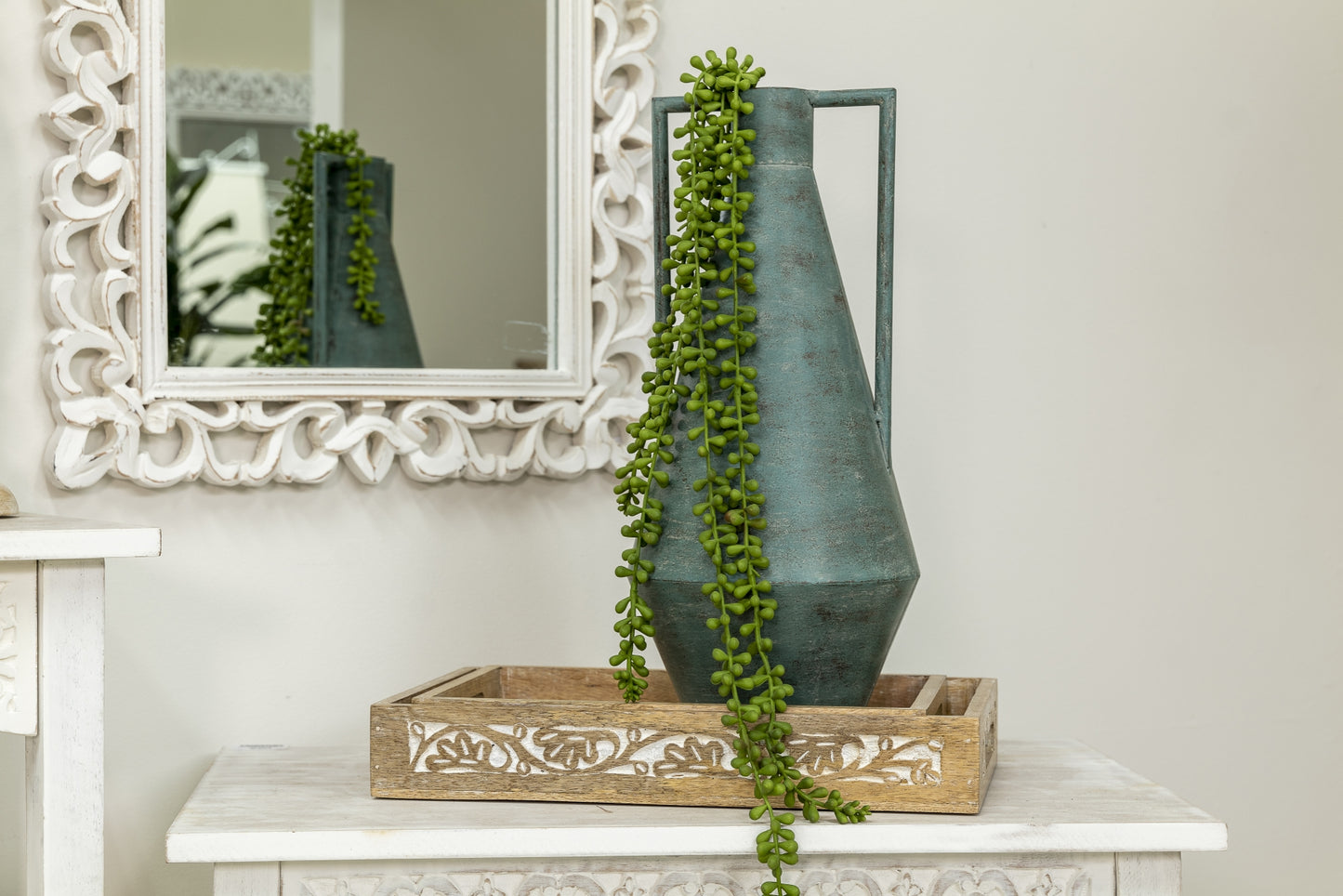 Faux Long String Of Pearls 74cm - Image 2