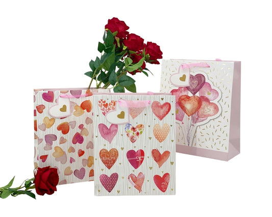 bulk 24 Large I Love You Gift Bag 32cm