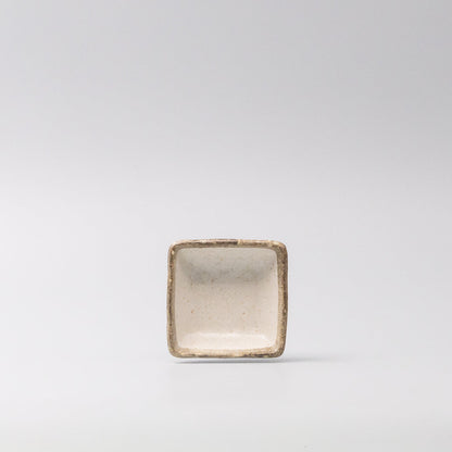 Sauce Dish Square 7cm Flax Glaze - Image 2