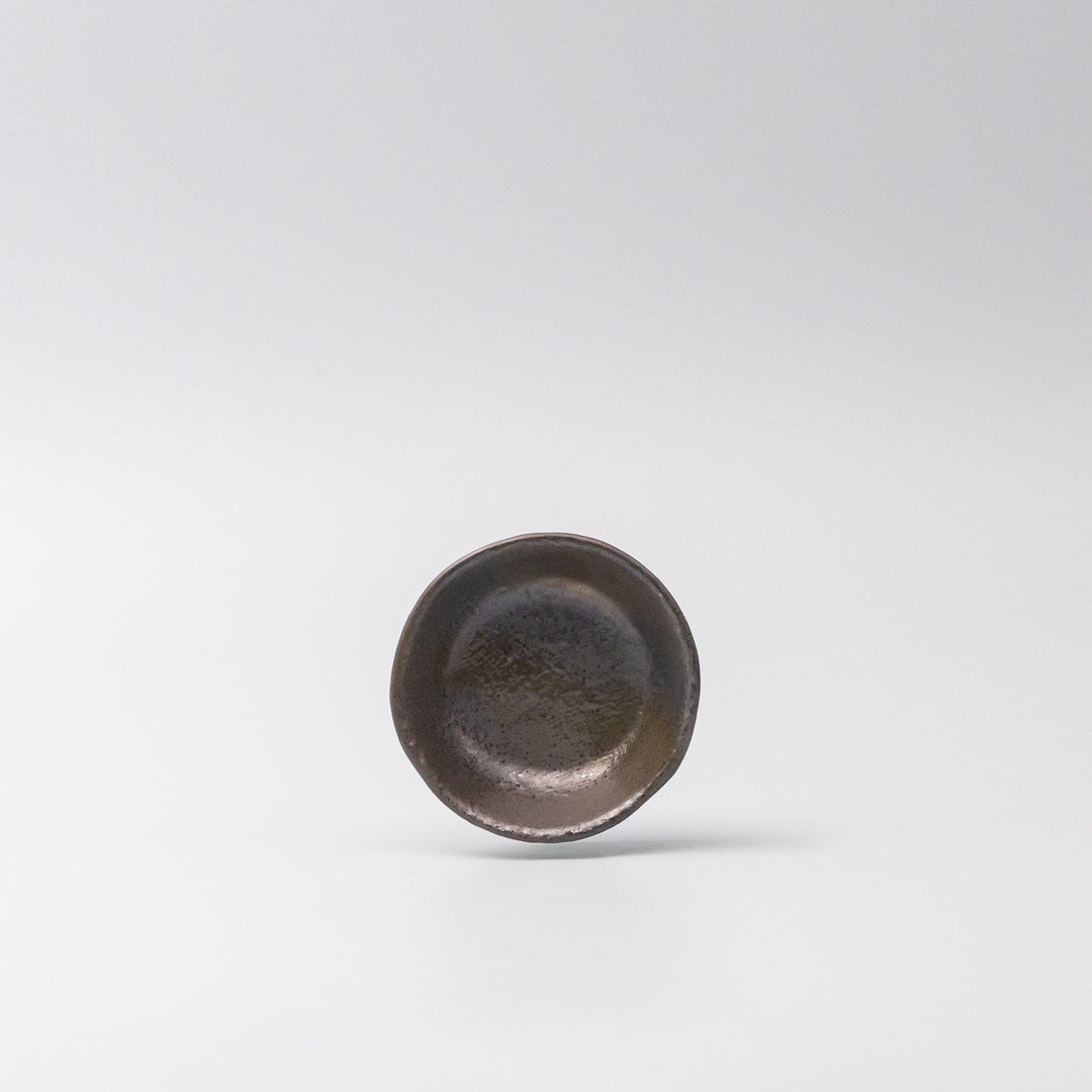 Sauce Dish 8cm Bronze Glaze - Image 2