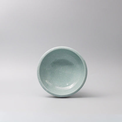 Bowl Thick Edge 20cm Aqua Glaze - Image 3