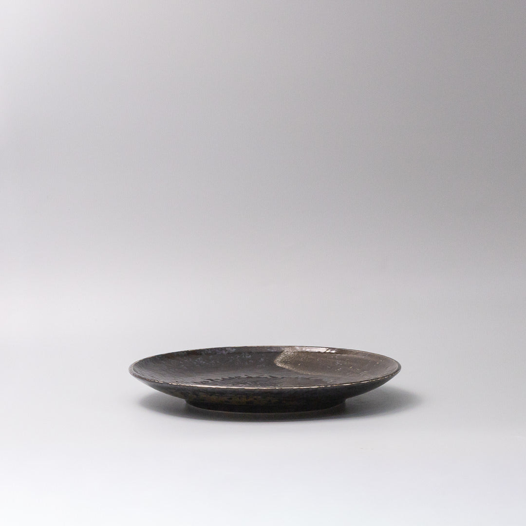 Plate 25cm Bronze Brushstroke Glaze - Image 2
