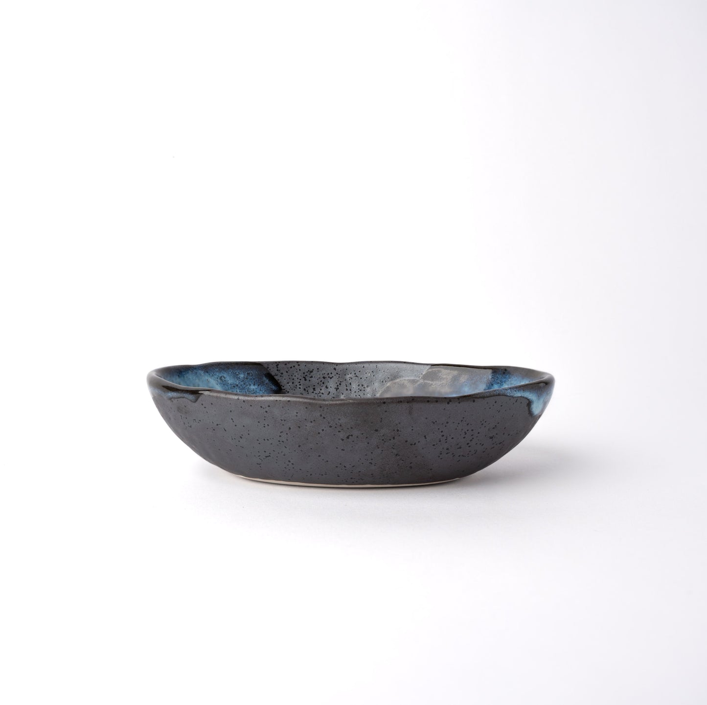 Organic Bowl Oval 16cm Storm Glaze - Image 4