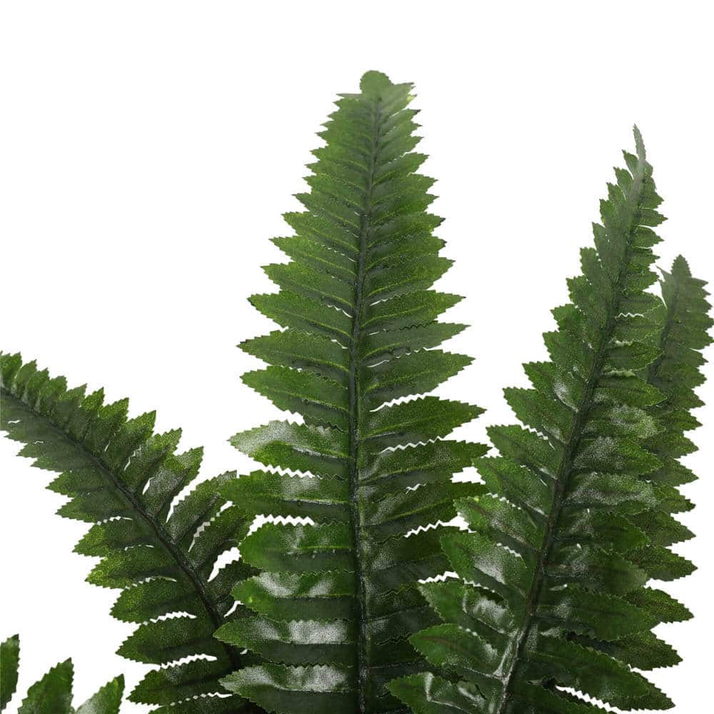 Artificial Potted Natural Green Boston Fern (50cm high 70cm wide) - Image 3