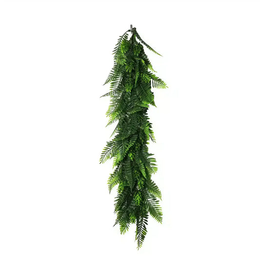 Artificial Extendable Hanging Bracken Fern Garland UV Resistant 55cm - Image 2