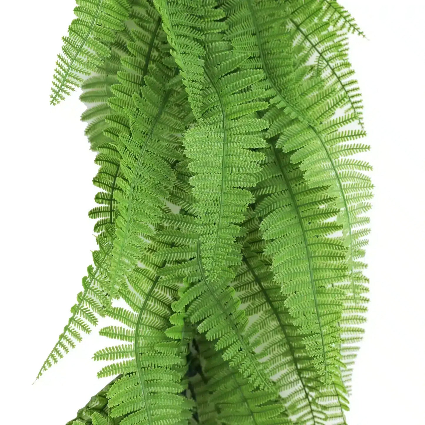 Artificial Extendable Hanging Bright Green Hanging Fern Bush Vine UV Resistant 55cm - Image 4