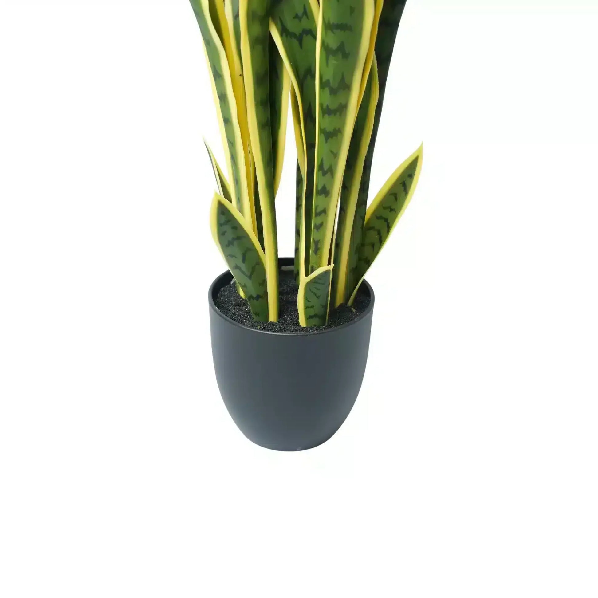 Artificial Mother in Law Tongue / Yellow Tongue Sansevieria UV Resistant 60cm - Image 4