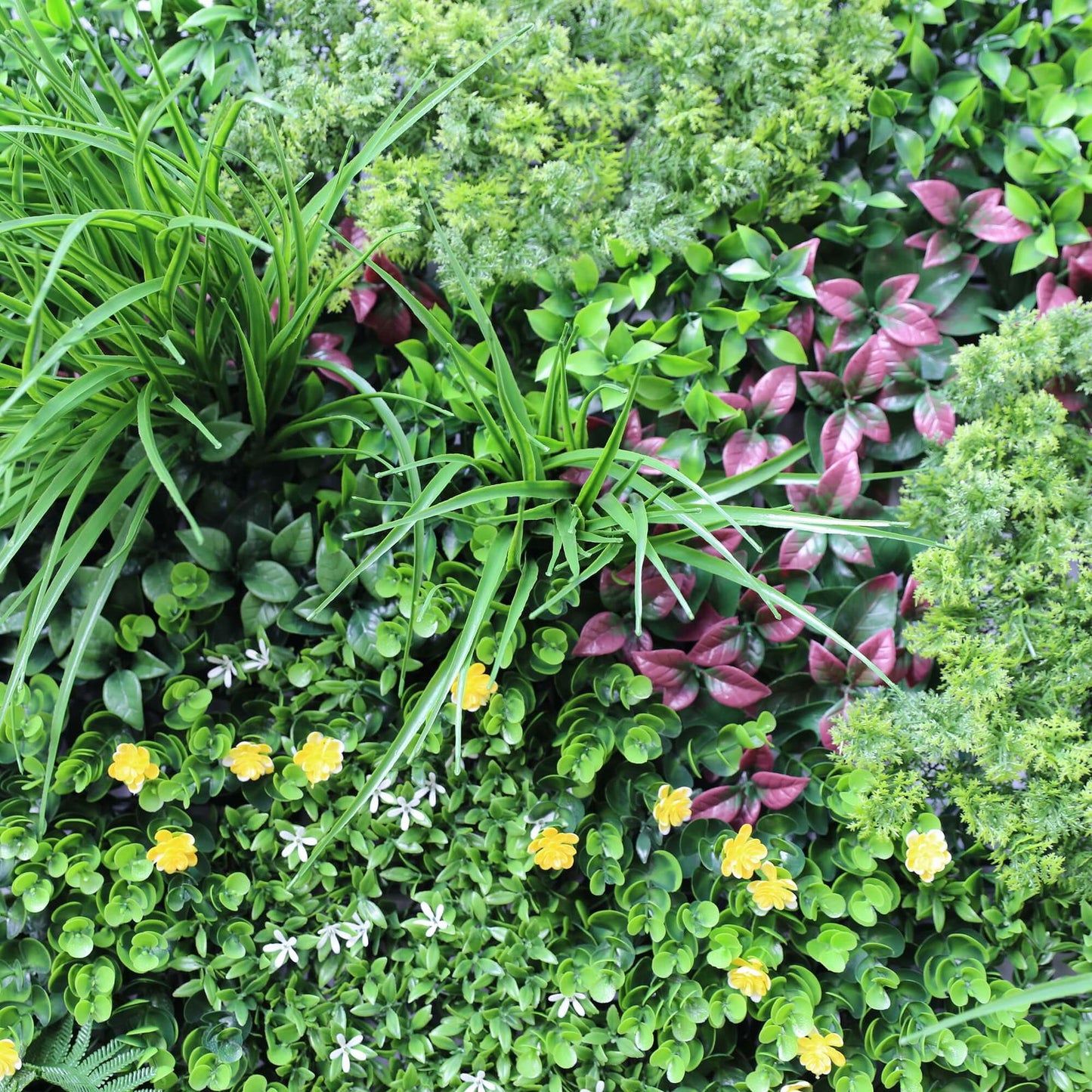 Luxury Country Fern Recycled Vertical Garden / Green Wall UV Resistant Sample - Image 4