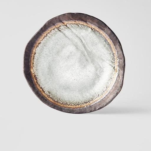 Dinner Plate Organic 27cm Akane Grey Glaze - Image 2