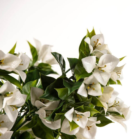 Hanging White Artificial Bougainvillea Plant UV Resistant 90cm - Image 2