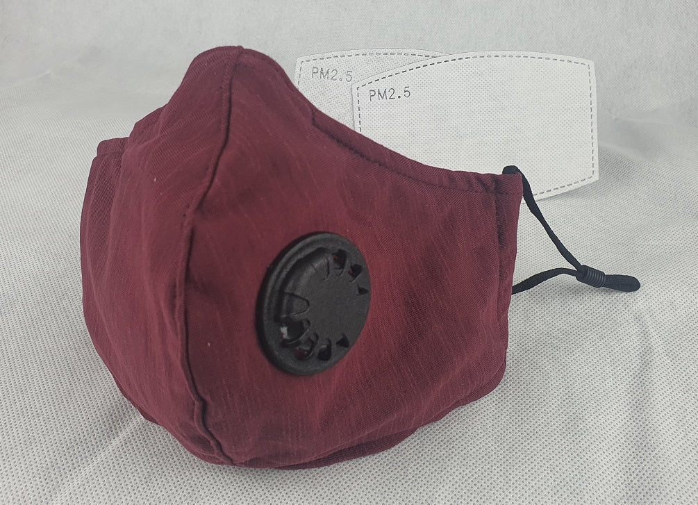 Adult Face Mask Burgundy - Made in Vietnam - Image 4