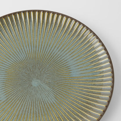 Dinner Plate 23.5cm Green Sendan Glaze - Image 2