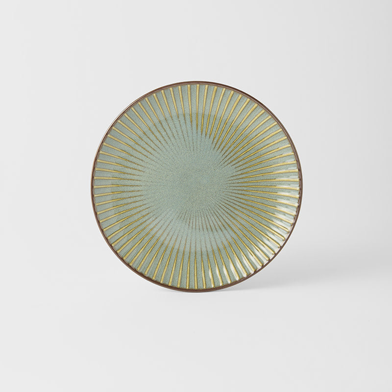 Side Plate 20.5cm Green Sendan Glaze - Image 3