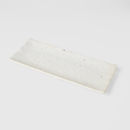 Sashimi Plate 29cm Shell White Glaze