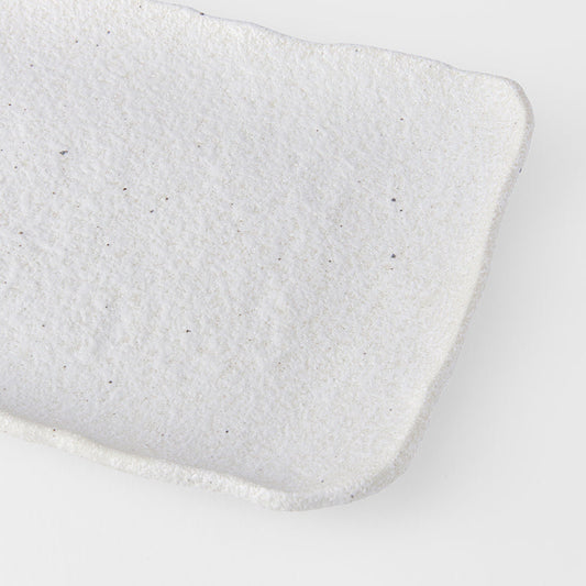 Platter Rectangular 35cm Shell White Glaze - Image 2