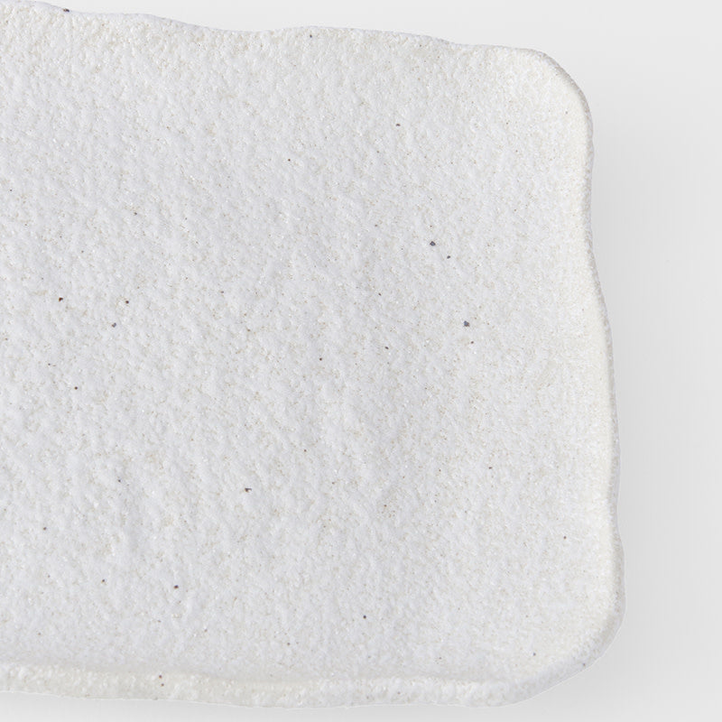 Platter Rectangular 35cm Shell White Glaze - Image 3
