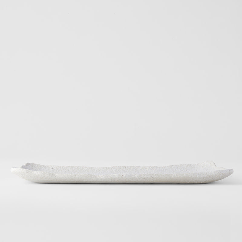 Platter Rectangular 35cm Shell White Glaze - Image 5